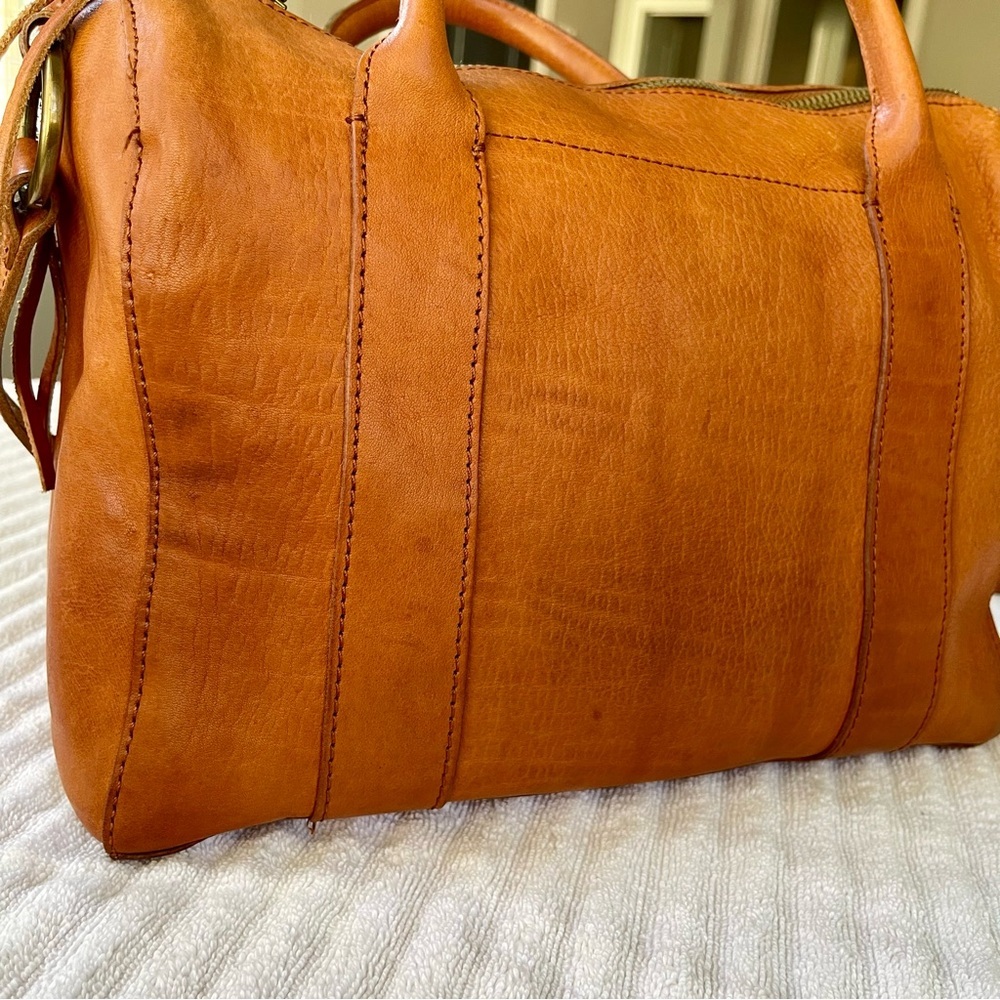 Madewell Tan Leather Satchel Bag - Picture 4 of 10